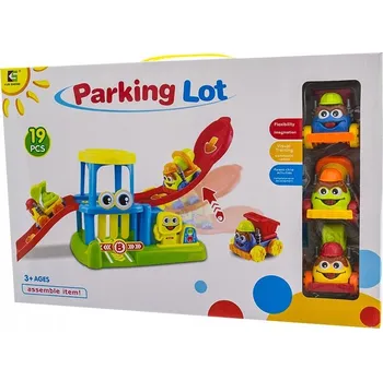 autíčko Parkovací garáž se skluzavkou pro vozidla Eurobaby EBZ959-1