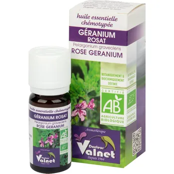 Éterický olej geranium růžové (muškát vonný) 10 ml BIO DOCTEUR VALNET