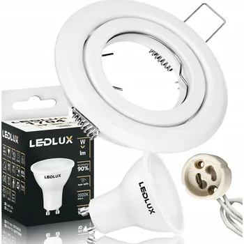 Stropní zapuštěné svítidlo LEDLUX 10 W GU10 bílé