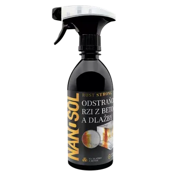 Odstraňovač rzi z dlažby a betonu RUST STRONG 500ml NANOSOL