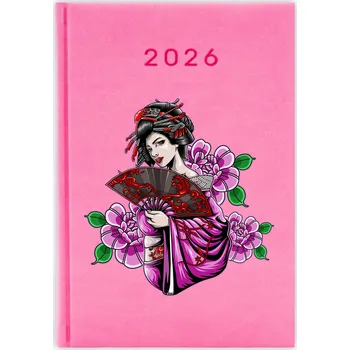 Kalendář Knižkový kalendář pro učitele 2026 A5, růžový