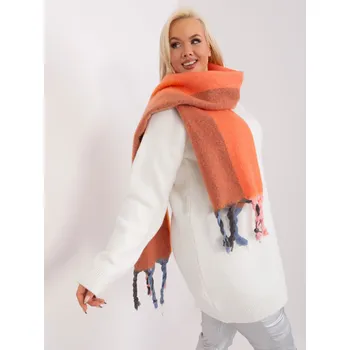 Šála Wool Fashion Italia Šála -AT-SZ-2316.01P Barva: Oranžová, Velikost: UNI