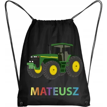 Školní batoh Školní Vak / Batoh na Tělocvik do Školky Školy JOHN DEERE + JMÉNO 7