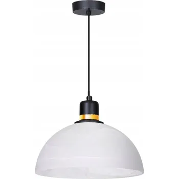 Osvětlení do obýváku / kuchyně s mramorovým stínidlem ze skla MERCURE zlaté