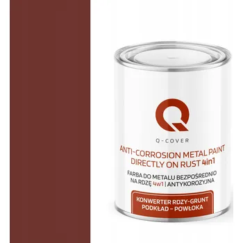 barva na kov ANTIKOROZNÍ BARVA NA KOV PROTI REZI HLINÍK TŘEŠŇOVÁ RAL 3009 SATÉNOVÁ 1L