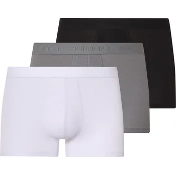 Boxerky esmara Men Pánské boxerky, 3 kusy (černá/šedá/bílá, 6/L)