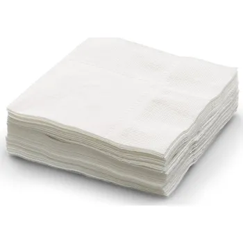 Papírový ubrousek Ubrousky 2-vrstvé bílé - 24x24cm, PAP Koupit: 1 balení