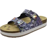 Dámské domácí pantofle MEDILINE S182 - THEA modrá s květy vel. 41