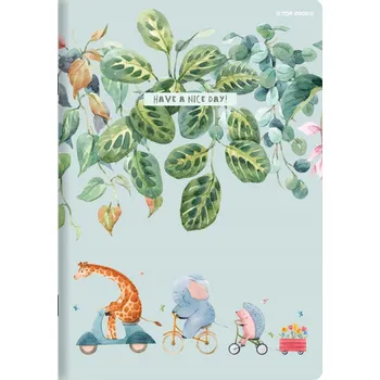 Sešit Linkovaný sešit A5 TOP-2000 16 listů se zvířaty