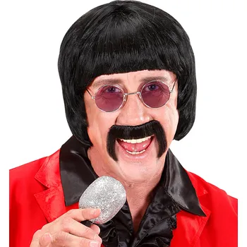 Widmann paruka krátké vlasy černá s ofinou