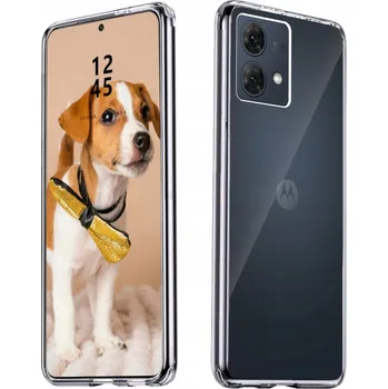 Pouzdro na mobilní telefon Zadní Kryt WWW pro Motorola Moto G82 5G průhledný