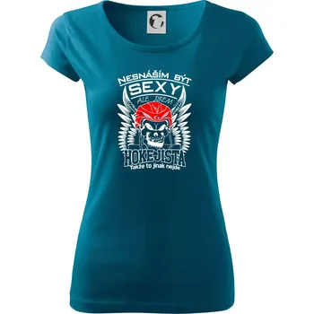 Nesnáším být sexy - Hokejista - Dámské triko Pure - XS ( Petrolejová )