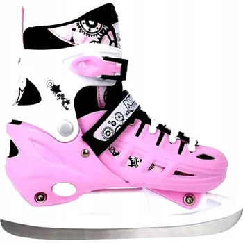 Kolečkové brusle RŮŽOVÉ vel. S (31-34) BRUSLE 2V1 4v1 BRUSLE 2V1 KOLEČKOVÉ BRUSLE