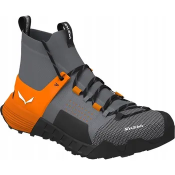 Pánská treková obuv Pánské trekové boty Salewa Wildfire Nxt Knit alloy / tumeric, velikost 42 EU