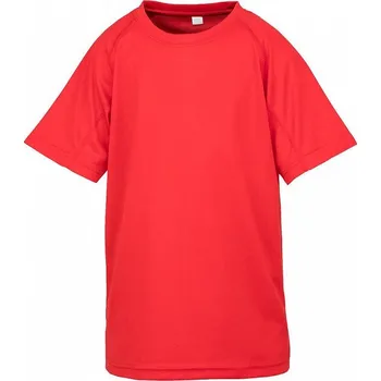 Chlapecké tílko Dětské rychleschnoucí sportovní piké tričko Spiro Aircool Barva: červená, Velikost: 116 (5-6 let)