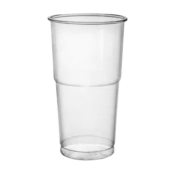 Jednorázové nádobí Kelímek na studené nápoje, Transparentní, 500ml,(20oz), d-95mm, v-150mm, PP Koupit: 1 ks