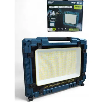 TM POWERON Naświetlacz Solarny LED W8109-2 400W Solární LED reflektor / halogen