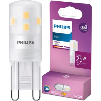 Žárovka LED žárovka G9 Kapsle 1,9W = 25W 220lm 3000K Teplá bílá 320° 230V Philips