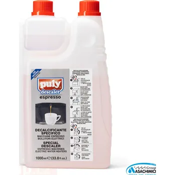 Příslušenství pro přípravu kávy Asachimici Puly Descaler Espresso ® Liquid - roztok na odvápnění 1 l