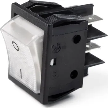 vypínač a zásuvka Astoria Vypínač kolébkový čirý