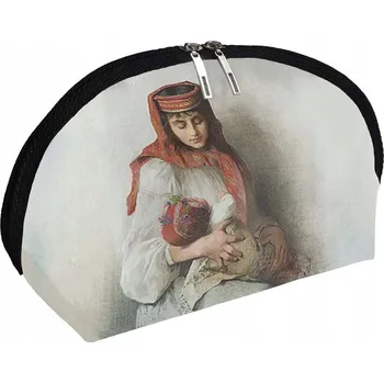 Dámské oblečení Kosmetická taštička Szyjemy sztukę S uměleckým designem, vícebarevná