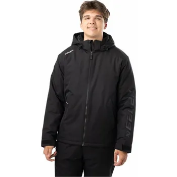 Bunda Bauer Team Heavyweight Jacket S24 SR, černá, Senior, XXL Bauer