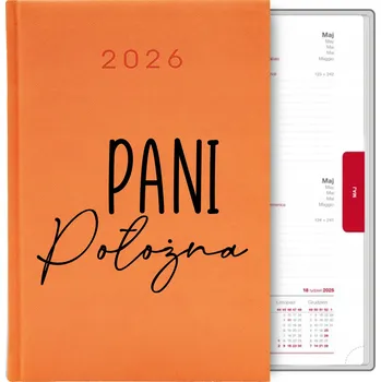Kalendář Knižkový kalendář 2026 A5 oranžový