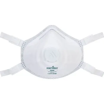 respirátor PortWest | Respirátor FFP3 Premium - White / bílá