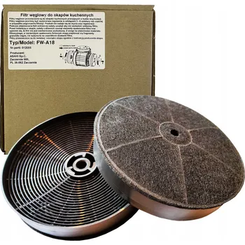 Příslušenství pro digestoř Uhlíkový filtr do digestoře Amica OKP OMP OTP OMP6554BG, náhrada za FWP 18 - 2 ks