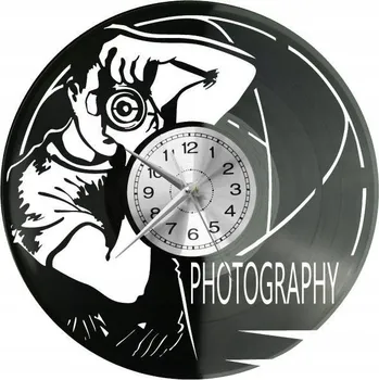 Hodiny Fotograf Nástěnné Hodiny Vinylová Deska Moderní Dekorativní Dárek