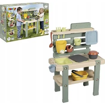 Dětská kuchyňka SMOBY LIFE BLÁTIVÁ KUCHYNĚ SADA NA HRANÍ S VODOU A PÍSKEM HRAČKA ZAHRADNÍ