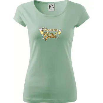 Dámské tričko Prosecco Girl - Dámské triko Pure - L ( Sage )