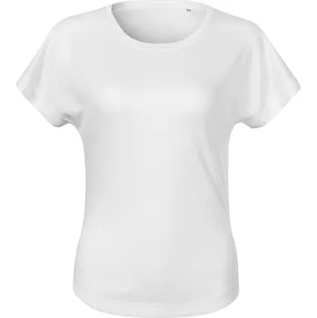MALFINI Dámské tričko ze 100% recyklovaného polyesteru Barva: Bílá, Velikost: XL