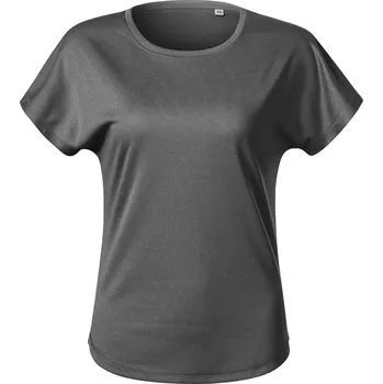 Dámské tričko MALFINI Dámské tričko ze 100% recyklovaného polyesteru Barva: černý melír, Velikost: XL