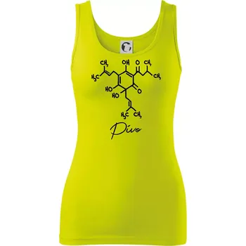 Dámské tričko Barová chemie - pivo - Dámské tílko - L ( Limetková )