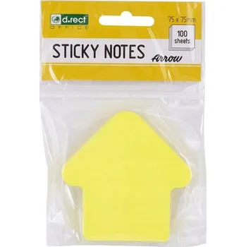 Blok Ozdobné poznámkové bloky pro zaměstnance KANCELÁŘSKÝ zápisník Notes samolepicí Tvar