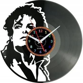 Hodiny MICHAEL JACKSON HODINY NÁSTĚNNÉ DEKORATIVNÍ MODERNÍ VINYLOVÁ DESKA VINYL N