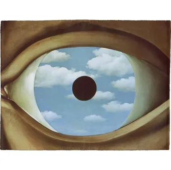 prostírání Prostírání na stůl Falešné zrcadlo René Magritte