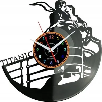 Hodiny TITANIC nástěnné hodiny z vinylové desky DÁREK PAMÁTKA k narozeninám PRO NI PRO