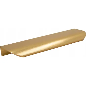 Nábytkové kování Nábytková úchytka hranová 200 mm zlatá zaoblená úchytka na skříňku