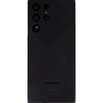 Náhradní kryt pro mobilní telefon Originální Samsung zadní kryt pro Samsung Galaxy S22 Ultra Phantom Black