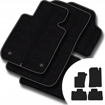 autokoberec Velurové autokoberce Motos 4 ks