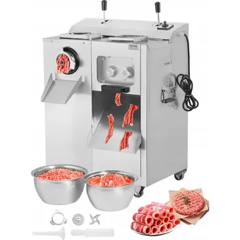 Kuchyňský mlýnek Mlýnek na maso Vevor JQ-7F stříbrný 1100 W