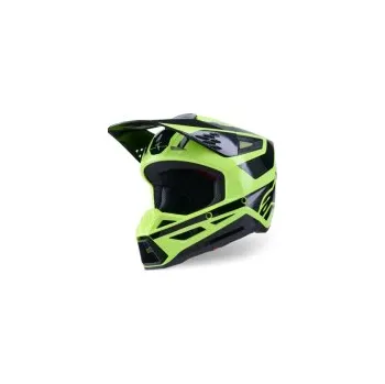 Helma na motorku Mx Helma Alpinestars SM3 Heat Helmet Black Yellow 26, Velikost XS (53-54cm)