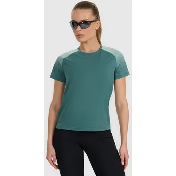 Dámské tričko Tréninkové tričko s krátkým rukávem 4F XL zelené