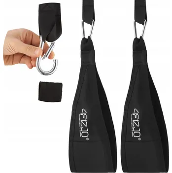 4FIZJO Posilovače břišních svalů AB Sling Straps 4FIZJO NO SIZE ČERNÁ