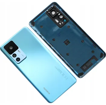Pouzdro na mobilní telefon Kryt baterie zadní panel s očkem pro Xiaomi 12T, 12T Pro, modrý