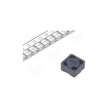Tlumivka vinutá SMD 680uH 220mA 4,63Ω ±20% 7,3x7,3x4,5mm