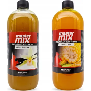 Návnadová surovina Master Mix Booster do zanęt XXL 1000ml Sladká směs 2 ks