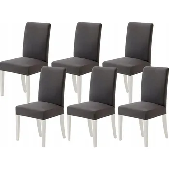 Potah na židli Šedý potah na židli